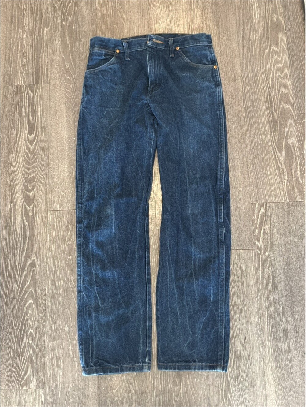 Wrangler Jeans Mens 31x31 Blue Dark Wash Cowboy Cut ProRodeo Regular Fit